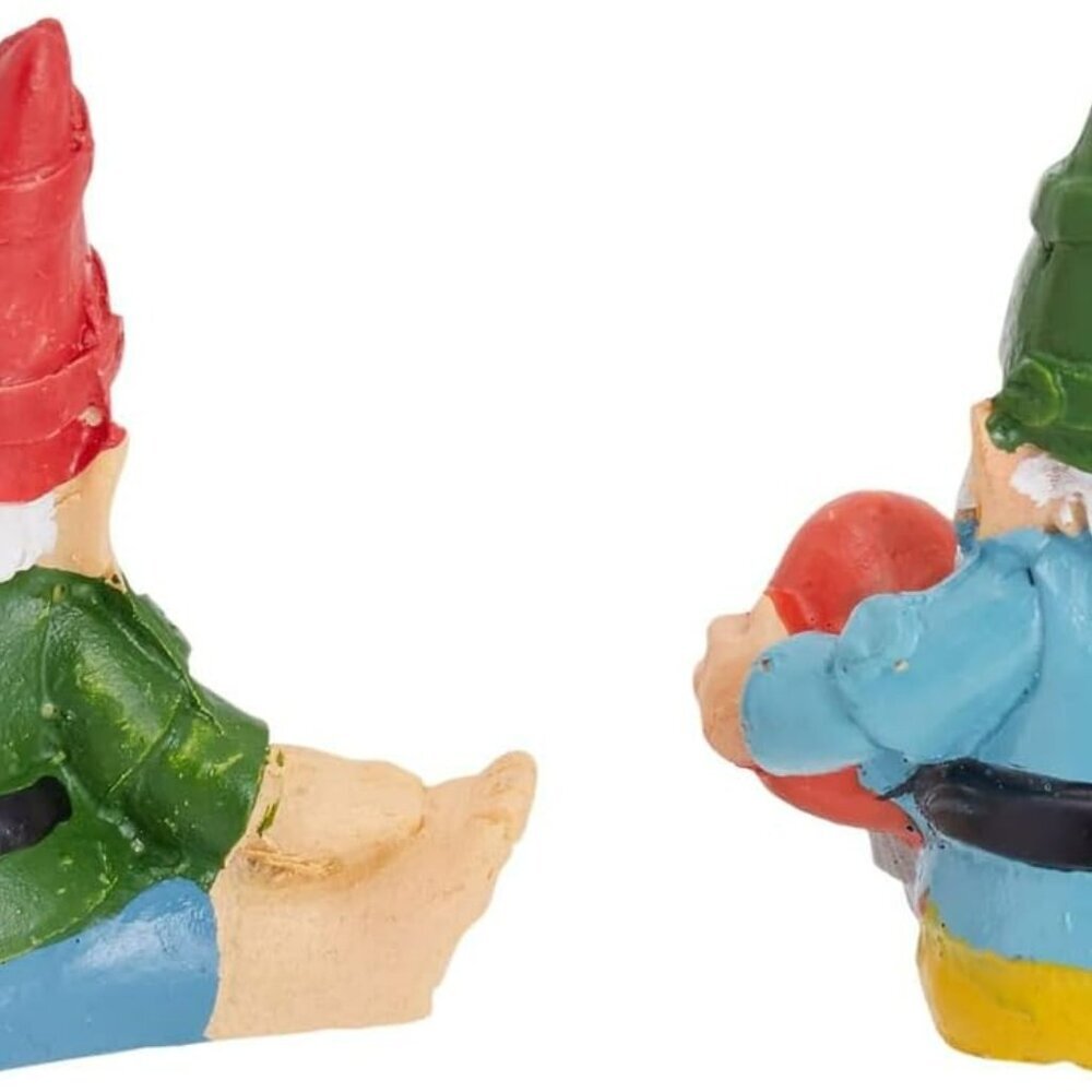 4 Pieces Mini Garden Gnomes, Outdoor Statue Set in Funny Poses for Yoga Gifts, P - Picture 9 of 9